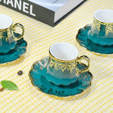 Ceramic Coffee Tea Cup And Saucer Set porcelain