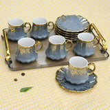 Ceramic Coffee Tea Cup And Saucer Set porcelain