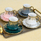 Ceramic Coffee Tea Cup And Saucer Set porcelain